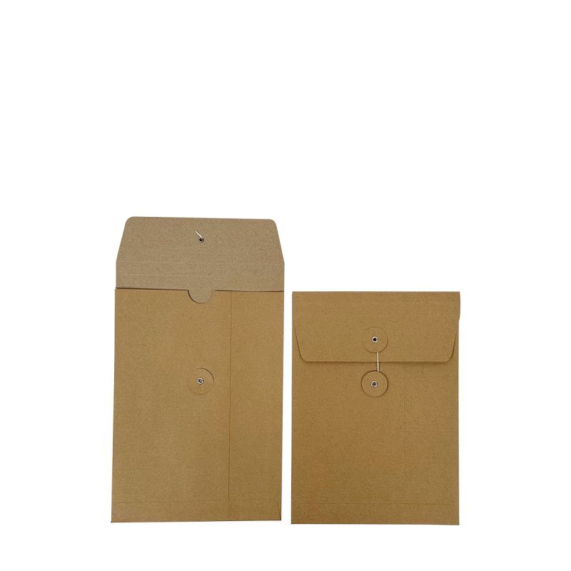 JGB006G - Papieren invoice holders met Japanse sluiting - bruin